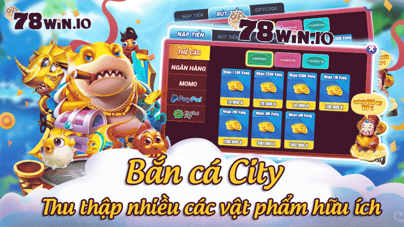 Thu thập nhiều các vật phẩm hữu ích